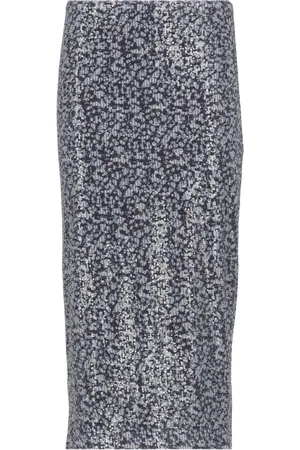 ROTATE Rokken, Dames, Paars, L, Pailletten, Paarse Pailletten Rok