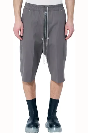 Rick Owens Korte broeken, Heren, , M, Katoen, Bela Long Shorts