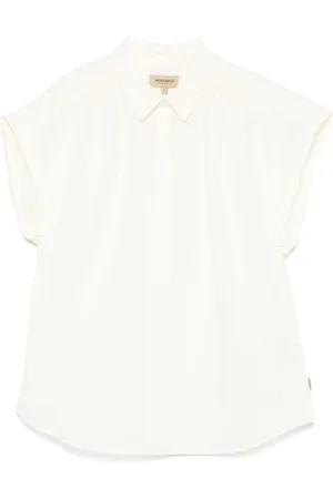 Woolrich Blouses & Shirts, Dames, , S, Katoen, Klassieke Witte Blouse