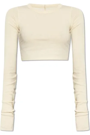 Rick Owens Tops, Dames, , XS, Katoen, LS Crop T