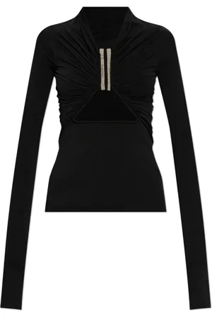 Rick Owens Tops, Dames, Zwart, XS, Nylon, Prong Top