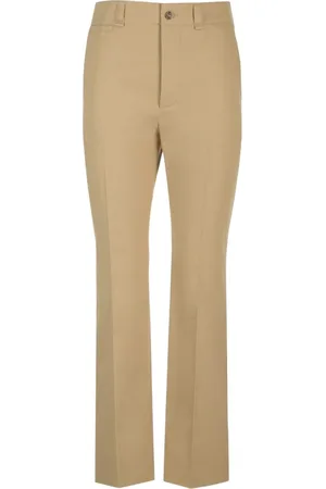 Saint Laurent Broeken, Dames, , S, Katoen, Drill Broek