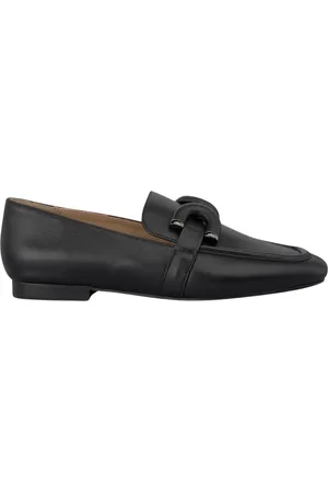 Alma en Pena Schoenen, Dames, Zwart, 37 EU, Leer, Loafer detail