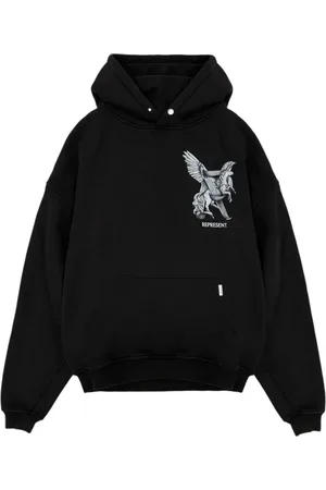 Represent Sweatshirts & Hoodies, Heren, Zwart, S, Katoen, Elegance in Motion Hoodie