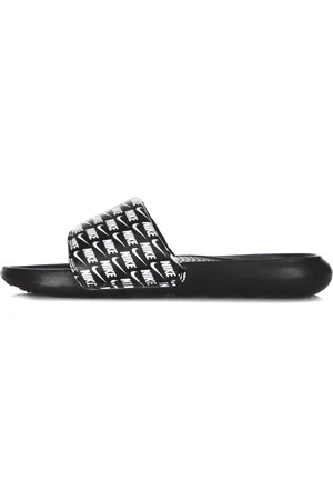 Nike Schoenen, Heren, Zwart, 40 EU, Gestempelde Slide Slippers
