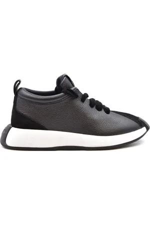 Giuseppe Zanotti Schoenen, Dames, Zwart, 36 EU, Leer, Leren Sneakers