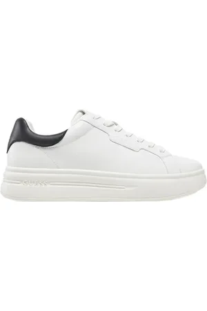 Guess Schoenen, Heren, Wit, 43 EU, Leer, Leren Sneakers
