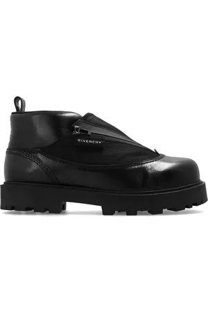 Givenchy Schoenen, Heren, Zwart, 43 EU, Leer, Workboot Boots