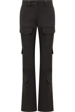 Givenchy Broeken, Dames, Zwart, S, Katoen, Taps toelopende broek