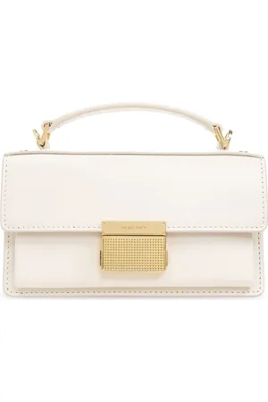 Golden Goose Tassen, Dames, Wit, ONE Size, Leer, Venezia Kleine Tas