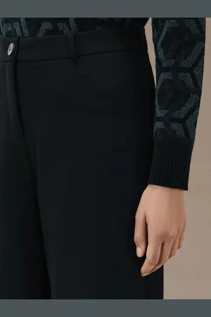 RRD Broeken, Dames, Zwart, L, Vintage Wide Leg Broek