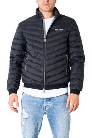 Armani Exchange Jassen, Heren, Zwart, M, Polyester, Winterjas