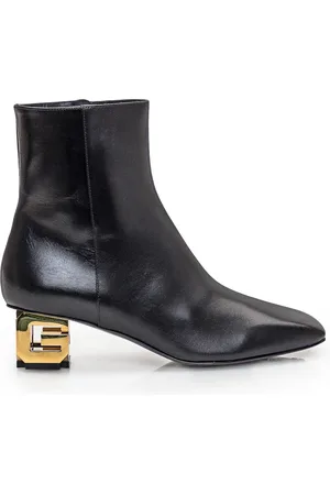 Givenchy Schoenen, Dames, Zwart, 37 EU, Leer, Cube Ankle Boot