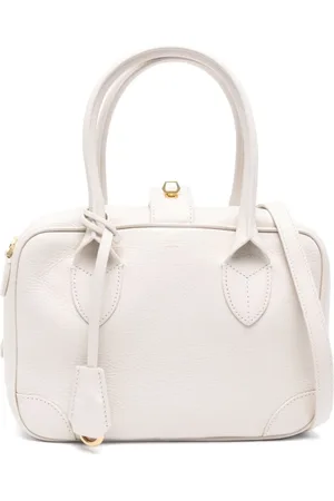 Golden Goose Tassen, Dames, , ONE Size, Crèmekleurige handtas met ritssluiting