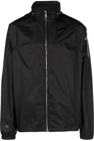 Rick Owens Jassen, Heren, Zwart, S, Nylon, Mountain Windbreaker