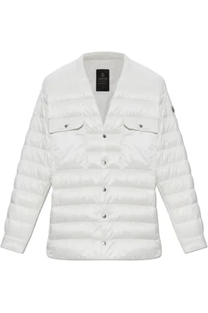 Rick Owens Jassen, Heren, Wit, S, Polyester, Outershirt Milk