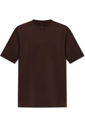 Rick Owens Tops, Heren, Bruin, M, Katoen, Brad T-Shirt