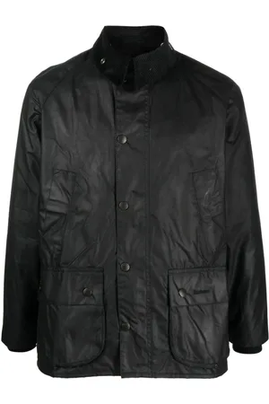 Barbour Jassen, Heren, Zwart, 4Xs, Katoen, Bedale Wax Jacket
