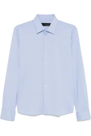 RRD Overhemden, Heren, Blauw, M, Klassiek overhemd met kraag