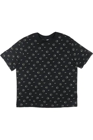Nike Tops, Dames, Zwart, S, Bedrukte Boyfriend Tee