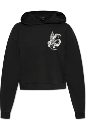 AllSaints Sweatshirts & Hoodies, Dames, Zwart, L, Katoen, Pippa Hoodie