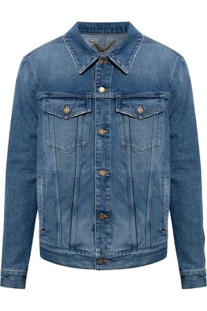 Golden Goose Jassen, Heren, Blauw, S, Denim, Relaxed-fitting Denim Jas