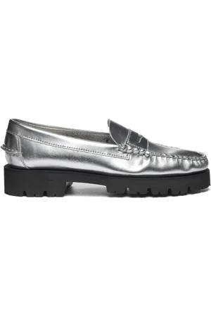 SEBAGO Schoenen, Dames, Grijs, 36 EU, Leer, Dan Met Lug Dames Mocassin