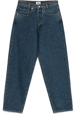 MAGLIANO Jeans, Heren, Blauw, L, Indigo Blauwe Knoop Fly Jeans