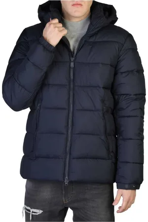 save the duck Jassen, Heren, Blauw, S, Nylon, Anorak Jacket