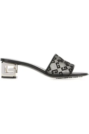 Givenchy Schoenen, Dames, Zwart, 38 EU, Leer, Heeled Mules