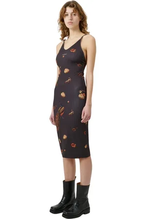 Soulland Kleedjes, Dames, Veelkleurig, M/L, Polyester, Jules jurk