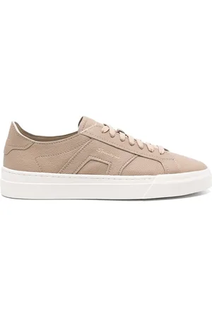 santoni Schoenen, Heren, , 44 1/2 EU, Leer, Leren Sneaker met Paneldesign