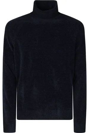 RRD Truien, Heren, Blauw, 2Xl, Polyester, Velvet Turtleneck Knit