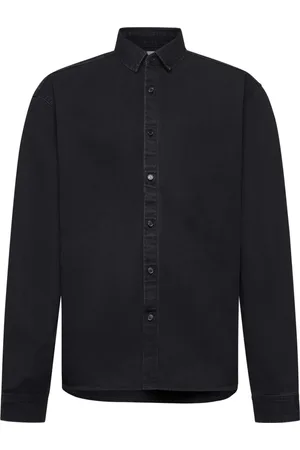 Saint Laurent Overhemden, Heren, Zwart, L, Katoen, Cassandre Shirt