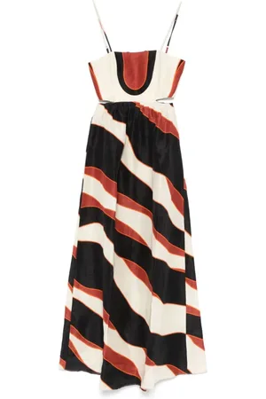 RAQUEL DINIZ Kleedjes, Dames, Veelkleurig, S, Midnight Blue A-Line Jurk