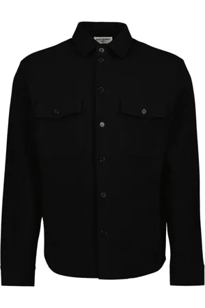 Saint Laurent Overhemden, Heren, Zwart, S, Katoen, Cotton Oversized Shirt