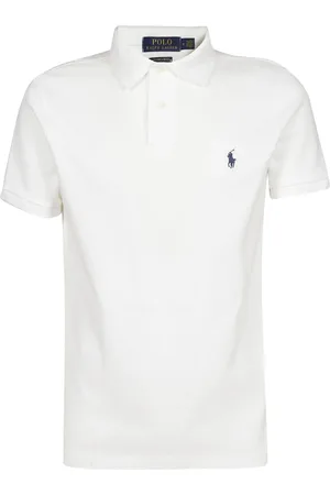 Ralph Lauren Tops, Heren, Wit, L, Katoen, Polo Shirt