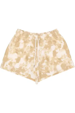 Nike Korte broeken, Dames, Veelkleurig, XS, Katoen, Wave Dye Shorts