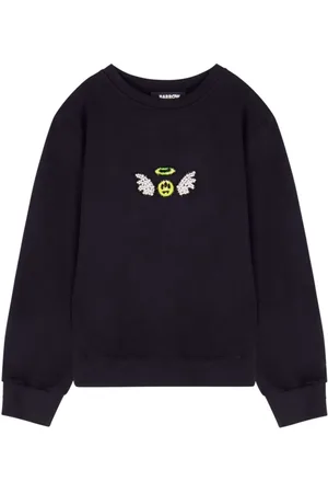 BARROW Sweatshirts & Hoodies, Heren, Zwart, M, Katoen, Unisex Sweatshirt