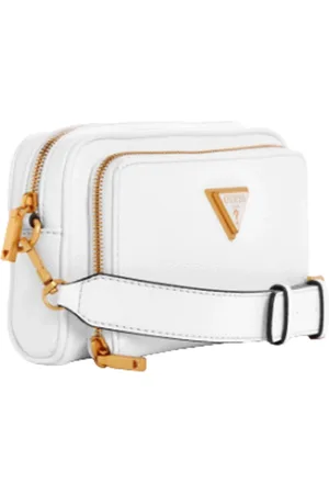 Guess Tassen, Dames, Wit, ONE Size, Leer, Cosette Camera Crossbody Bag