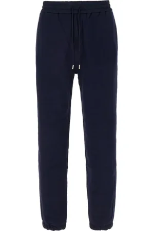 Saint Laurent Broeken, Heren, Blauw, M, Katoen, Stijlvolle joggingbroek