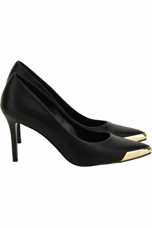 VERSACE Schoenen, Dames, Zwart, 37 EU, Hoge hakken schoenen