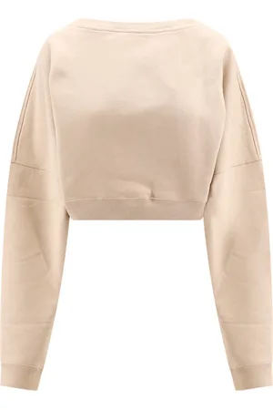 Saint Laurent Sweatshirts & Hoodies, Dames, , S, Katoen, Cropped Sweatshirt