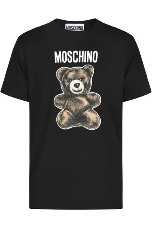 Moschino Tops, Heren, Blauw, M, Stijlvolle T-shirts en Polos