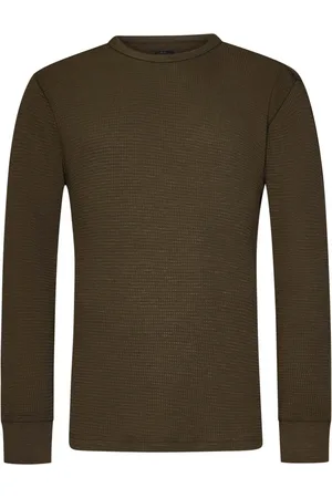 Ralph Lauren Tops, Heren, Bruin, S, Katoen, Long Sleeve Top
