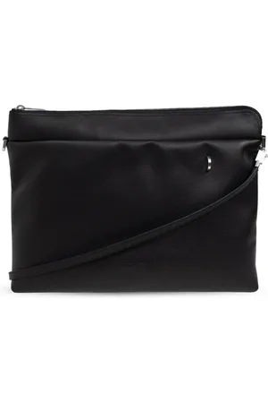 Rick Owens Tassen, unisex, Zwart, ONE Size, Leer, Big Adri Schoudertas