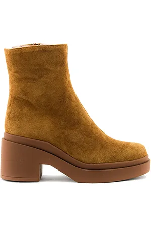 ROBERTO FESTA Schoenen, Dames, Bruin, 40 EU, Suède, Chloe Camoscio Sigaro Enkellaarsjes
