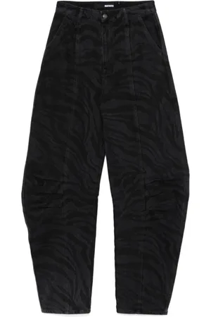 ROTATE Broeken, Dames, Zwart, S, Wijde broek