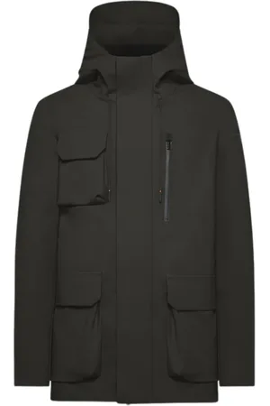 RRD Jassen, Heren, Groen, M, Waterafstotend Field Jacket met Capuchon