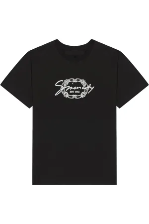 Givenchy Tops, Heren, Zwart, M, Katoen, Regular Fit T-Shirt